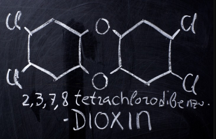 Cấu trúc hóa học của dioxin